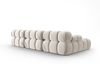 Micadoni Modulares Ecksofa Bellis 4-Sitzer Links Samt Bluvel Dunkelbeige Bild 4