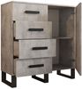 Backofenumbauschrank Rimini 60x207cm matt lackiert Farbe: RAL 6004 blaugrün matt / grau RI-D14/RU/2D Bild 1