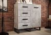 Backofenumbauschrank Rimini 60x207cm matt lackiert Farbe: RAL 6004 blaugrün matt / grau RI-D14/RU/2D Bild 2