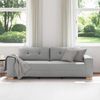 vidaXL 3-Sitzer-Sofa Wolkengrau 220 cm Stoff 4105096 Bild 3