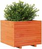 vidaXL Pflanzkübel Wachsbraun 60x60x49,5 cm Massivholz Kiefer 847360 Bild 4
