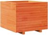 vidaXL Pflanzkübel Wachsbraun 60x60x49,5 cm Massivholz Kiefer 847360 Bild 2