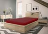 Setex REFIBRA Feinbiber Spannbettlaken dunkelrot 140 x 200 cm Bild 3