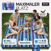 DETEX® Picknickdecke 200x200cm Streifen Wasserdicht Isoliert Faltbar Bild 2