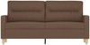 vidaXL 2-Sitzer-Sofa Braun 140 cm Stoff 359238 Bild 3