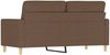 vidaXL 2-Sitzer-Sofa Braun 140 cm Stoff 359238 Bild 5