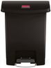 Rubbermaid Step-on Mülleimer Slim Jim 30 L Schwarz 445375 Bild 2