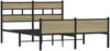 vidaXL Bettgestell ohne Matratze Sonoma-Eiche 140x190 cm Holzwerkstoff 4017290 Bild 3