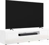 OTTO home Lowboard Basic, 245 cm breit, 47 cm tief, 2 Türen, 1 Schubkasten, Medienboard, Modernes Lowboard für bis zu 98-Zoll-TV – perfekt für die WM Bild 2