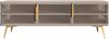 TV-Lowboard Mirala (Farbe: Cashmere + Gold) Bild 3