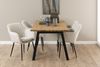 Armlehnstuhl >Emilia< in sand, Stoff, Stahl - 57x83x61cm (BxHxT) Bild 3