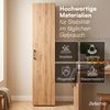 Bellamio 'Apol' Mehrzweckschrank schmal, Eichenoptik, 176x33x40 cm, Besenschrank mit Staubsaugerfach und 3 kleinen Fächern Bild 3
