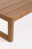 Gartencouchtisch Arova aus nachhaltigem Teakholz, modern skandinavisch, braun, rechteckig Bild 5