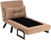 1-Sitzer-Schlafsofa, 'Sando', 78 x 78 x 67, Hellbraun Bild 3