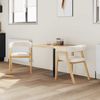 vidaXL Esszimmerstühle 2 pcs Natur 54 x 57 x 73 cm Massives Gummiholz 42020422 Bild 3