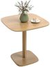 HOMCOM Esstisch 70 x 70 cm Küchentisch für 4 Personen (Esszimmertisch, 1-St, Holztisch), für Küche, Esszimmer, Natur Bild 2
