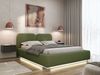 Selsey 'Comoves' Polsterbett 140x200 mit Veloursbezug und LED, Olivgrün Bild 3
