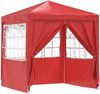 vidaXL Party-Zelt Rot 200 x 200 x 240 cm PE und Stahl 42032994 Bild 2