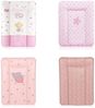 Lorelli Kinder Wickelauflage Softy 50x70 cm waschbar gepolstert erhöhter Rand pink Bild 5