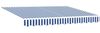 vidaXL Markisenersatzstoff Blau und Weiß 3 x 2 m Polyester 42000373 Bild 2