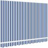vidaXL Markisenersatzstoff Blau und Weiß 3 x 2 m Polyester 42000373 Bild 4