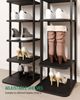 Vertikales Schuhregal, 6-Stöckige Schuhregale, Schuhturm Für Kleine Räume, Freistehend, Verstellbar, Platzsparend, Schwarz Bild 3