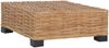 vidaXL Fußhocker mit Kissen Natürliches Rattan 286281 Bild 3