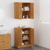 vidaXL Badezimmermöbel-Set mit Regal VIGO 2 pcs Braun und Honigbraun 3328539 Bild 4