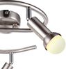 LED Deckenleuchte chrom, bewegliche Spots D 29 cm Bild 4