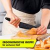 GOURMETmaxx Messer-Set 6-tlg, Küchenmesser-Set (6-tlg), für müheloses Schneiden von Gemüse, Fleisch, Fisch, Brot Bild 4