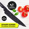 GOURMETmaxx Messer-Set 6-tlg, Küchenmesser-Set (6-tlg), für müheloses Schneiden von Gemüse, Fleisch, Fisch, Brot Bild 3
