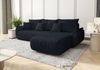 Selsey 'Romuldi' Ecksofa mit Schlaffunktion, Stauraum, Samtbezug, Anthrazit, rechtsseitig Bild 3