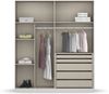 Drehtürenschrank >Monostar< in grau metallic - 181x210x54 (BxHxT) Bild 3