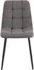 CLP 2er Set Esszimmerstühle Antibes Cordbezug gepolstert Rückenlehne bis 150 kg,grau Bild 4