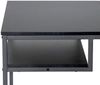 Carryhome 'CÄSAR' Schreibtisch, MDF Melamin schwarz, 140 x 75 x 70 cm, inklusive Ablagefach Bild 1