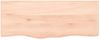 vidaXL Tischplatte 100x40x2 cm Massivholz Eiche Unbehandelt 3156299 Bild 3