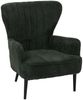 Lounge-Sessel HWC-K37, Cocktail-/Ohrensessel Polsterstuhl Retro Vintage Stoff Cord (290g/m²) Öko-Tex ~ dunkelgrün Bild 5