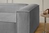 KAWOLA Sofa CARMO Ecksofa Stoff grau mit Hocker Recamiere links 68 x 191 x 306 cm Bild 4