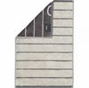 CAWÖ Gästetuch - C Balance, 30x50 cm, Walkfrottier, Baumwolle, Streifen Platin Bild 5