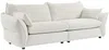 Vente-unique - ZOMILO Sofa Stoff Weiß - B 98 cm x H 84 cm x L 246 cm Bild 3