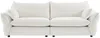 Vente-unique - ZOMILO Sofa Stoff Weiß - B 98 cm x H 84 cm x L 246 cm Bild 2