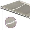 vidaXL Automatische Markise mit LED & Windsensor 400x350 cm Creme 3068992 Bild 5