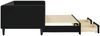vidaXL Tagesbett Ausziehbar mit Schubladen Schwarz 90x200 cm Samt 3196743 Bild 4