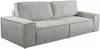 Vente-unique - AMELIA Sofa Stoff Grau - B 102 cm x H 85 cm x L 257 cm Bild 3