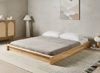Bett ohne Kopfteil Holz ANTRAS 180 x 200 cm Hellbraun Bild 3