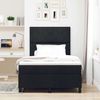 vidaXL Boxspringbett mit Kopfteil Schwarz 120 x 190 cm Stoff 3339450 Bild 3
