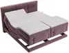 Vente-unique - LODI Bett Stoff Rot - B 188 cm x H 118 cm x L 215 cm Bild 5