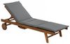 Dehner Gartenliege Rolliege Ravenna inkl. Polster, 200 x 70 x 89cm, Holz, verstellbare Sonnenliege mit Rollen, aus FSC®-zertifiziertem Holz Bild 4