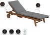 Dehner Gartenliege Rolliege Ravenna inkl. Polster, 200 x 70 x 89cm, Holz, verstellbare Sonnenliege mit Rollen, aus FSC®-zertifiziertem Holz Bild 2