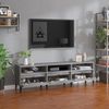 vidaXL TV-Schrank Grau Sonoma 150x30x44,5 cm Holzwerkstoff 831923 Bild 3